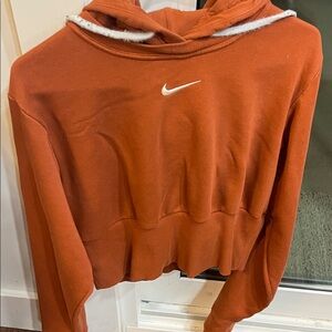Nike Women's Rust Cropped Hoodie
